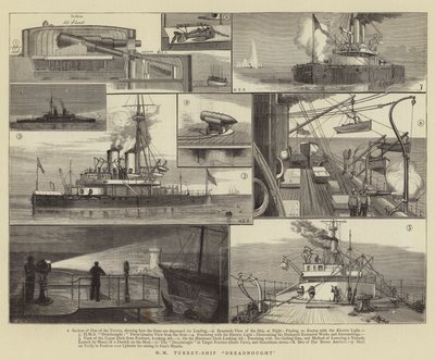 HM Turret-Ship Dreadnought by William Edward Atkins