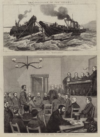 The Collision in the Solent by William Edward Atkins
