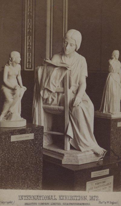 Statues on display at the International Exhibition, London by William England