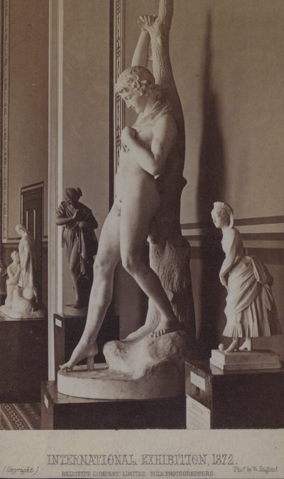 Statues on display at the International Exhibition, London by William England