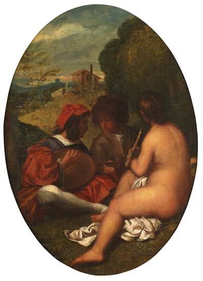 Pastoral Concert (after Titian) by William Etty