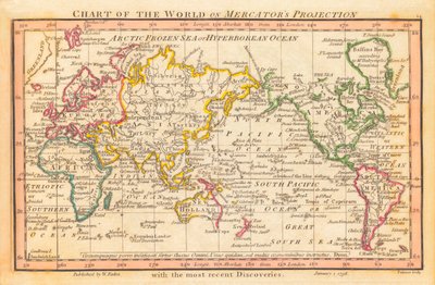 World Map by William Faden