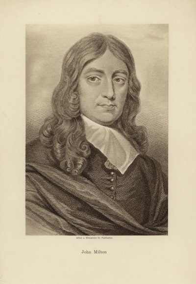 John Milton by William Faithorne