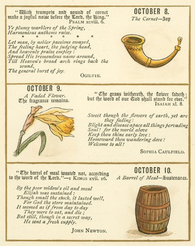 Page from The Bible Emblem Anniversary Book by William Foster