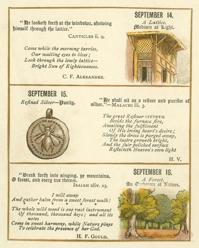 Page from The Bible Emblem Anniversary Book by William Foster