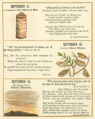Page from The Bible Emblem Anniversary Book by William Foster