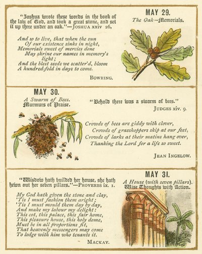Page from The Bible Emblem Anniversary Book by William Foster