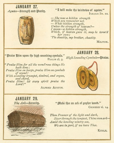 Page from The Bible Emblem Anniversary Book by William Foster