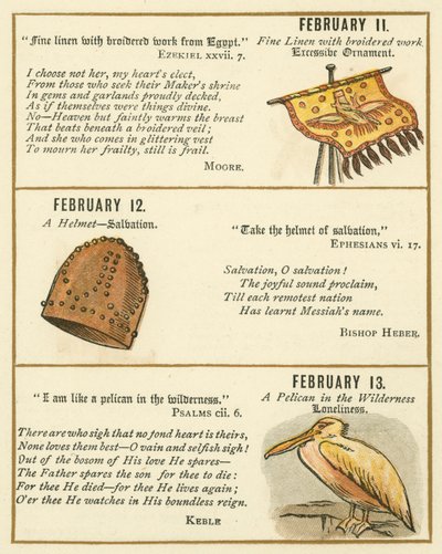 Page from The Bible Emblem Anniversary Book by William Foster