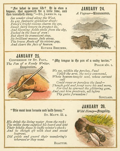 Page from The Bible Emblem Anniversary Book by William Foster