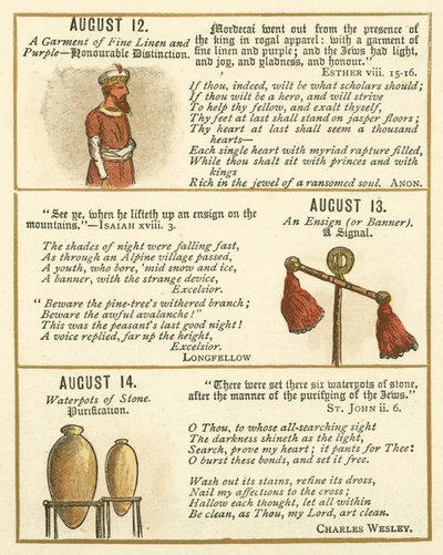 Page from The Bible Emblem Anniversary Book by William Foster