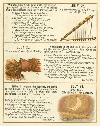 Page from The Bible Emblem Anniversary Book by William Foster
