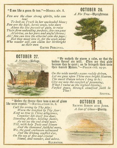 Page from The Bible Emblem Anniversary Book by William Foster