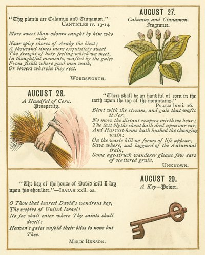 Page from The Bible Emblem Anniversary Book by William Foster