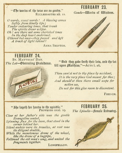 Page from The Bible Emblem Anniversary Book by William Foster