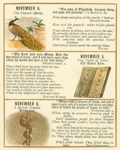 Page from The Bible Emblem Anniversary Book by William Foster