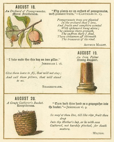 Page from The Bible Emblem Anniversary Book by William Foster
