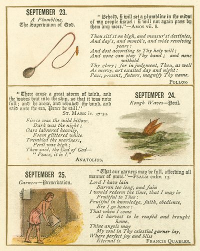 Page from The Bible Emblem Anniversary Book by William Foster