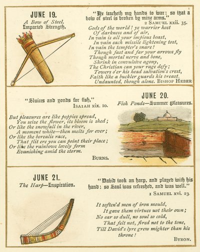 Page from The Bible Emblem Anniversary Book by William Foster