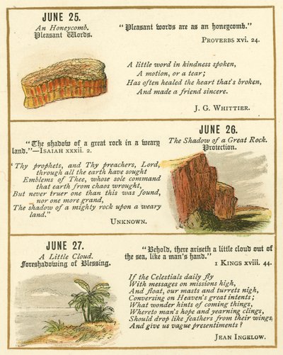Page from The Bible Emblem Anniversary Book by William Foster