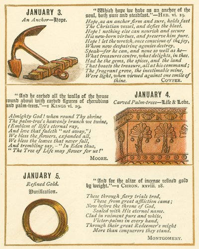 Page from The Bible Emblem Anniversary Book by William Foster