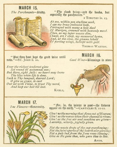 Page from The Bible Emblem Anniversary Book by William Foster