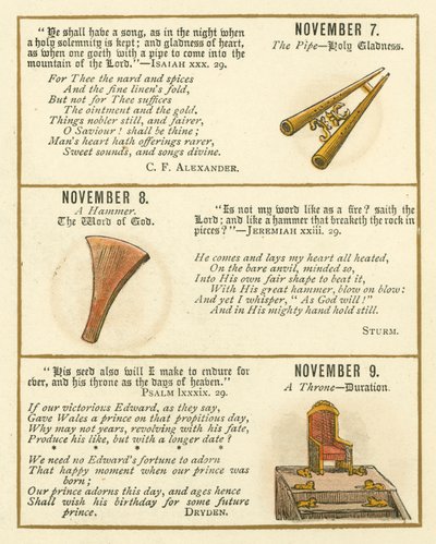 Page from The Bible Emblem Anniversary Book by William Foster