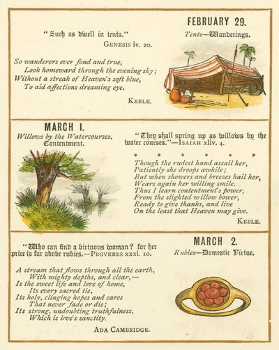 Page from The Bible Emblem Anniversary Book by William Foster