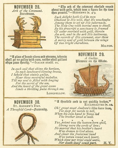 Page from The Bible Emblem Anniversary Book by William Foster