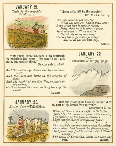 Page from The Bible Emblem Anniversary Book by William Foster