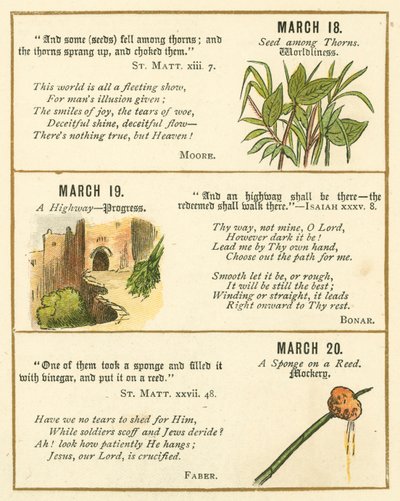 Page from The Bible Emblem Anniversary Book by William Foster