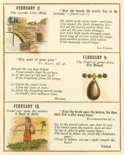 Page from The Bible Emblem Anniversary Book by William Foster