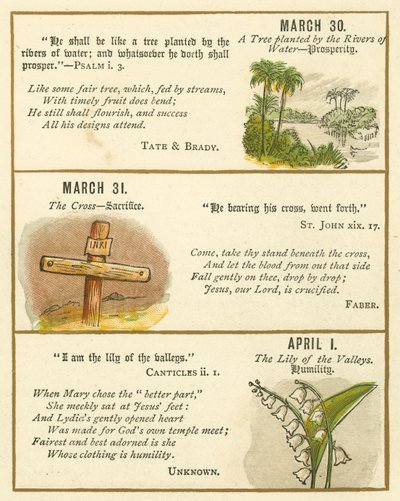 Page from The Bible Emblem Anniversary Book by William Foster