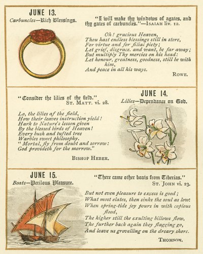 Page from The Bible Emblem Anniversary Book by William Foster