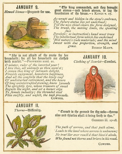 Page from The Bible Emblem Anniversary Book by William Foster
