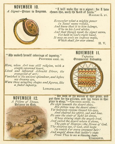 Page from The Bible Emblem Anniversary Book by William Foster