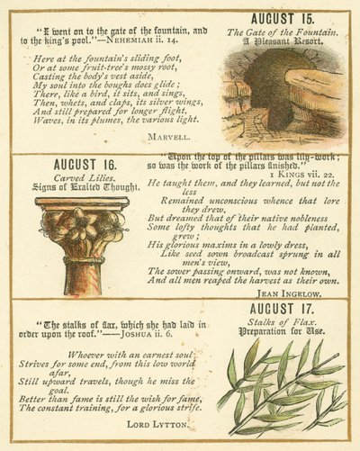 Page from The Bible Emblem Anniversary Book by William Foster