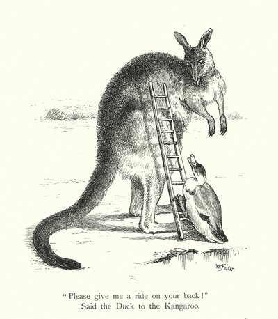 The Duck And The Kangaroo by William Foster