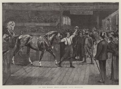 At the Horse Show, Loaded with Honours by William Frank Calderon