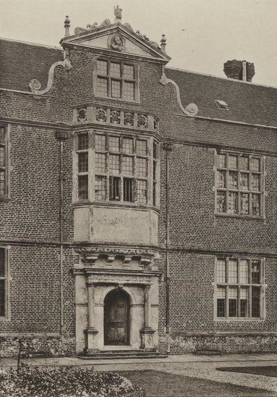 Doorway, Entrance Bay, the South Wing, Cobham Hall by William Galsworthy Davie