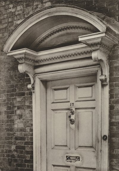 Doorway, The Causeway, Horsham, Sussex by William Galsworthy Davie