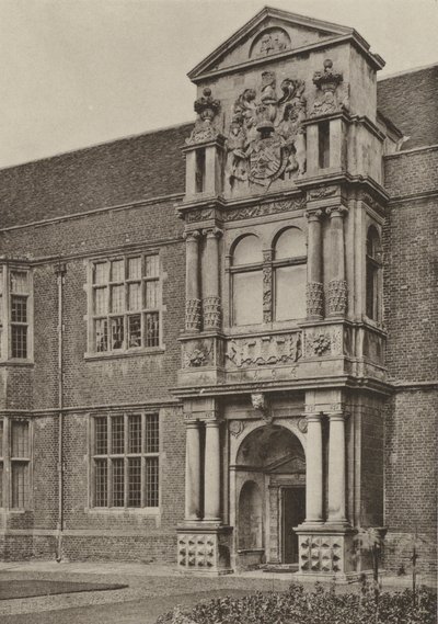 Doorway, The North Wing, Cobham Hall, Kent by William Galsworthy Davie