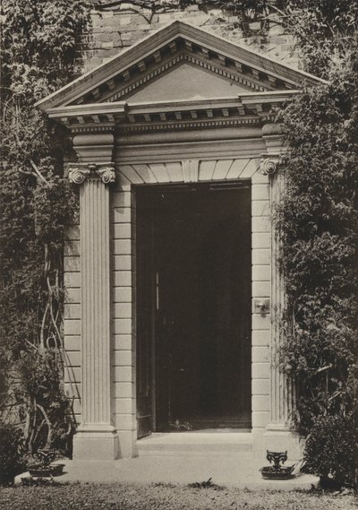 Doorway, The Vicarage, Hailsham, Sussex by William Galsworthy Davie