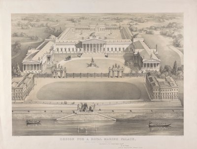 Brighton, Design for a Royal Marine Palace Proposed to be Erected by William Gauci