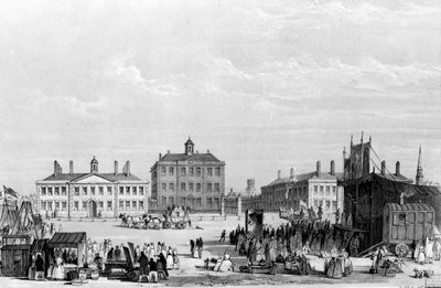 Old Liverpool Infirmary and Alms-Houses, with John Cooke