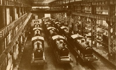 Locomotives Ready for Shipment Overseas by William George Armstrong