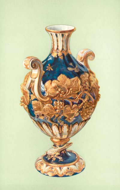 Vase, Chelsea, Mazarine Blue by William Gibb
