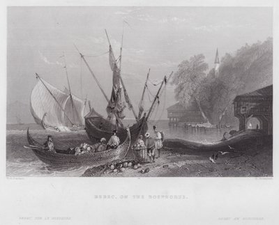 Bebec, on the Bosphorus by William H. Bartlett
