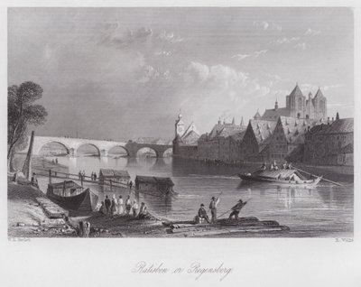 Ratisbon or Regensberg by William H. Bartlett