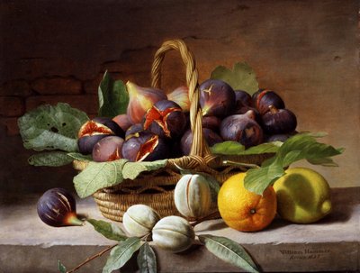 Still Life with Figs and Walnuts by William Hammer